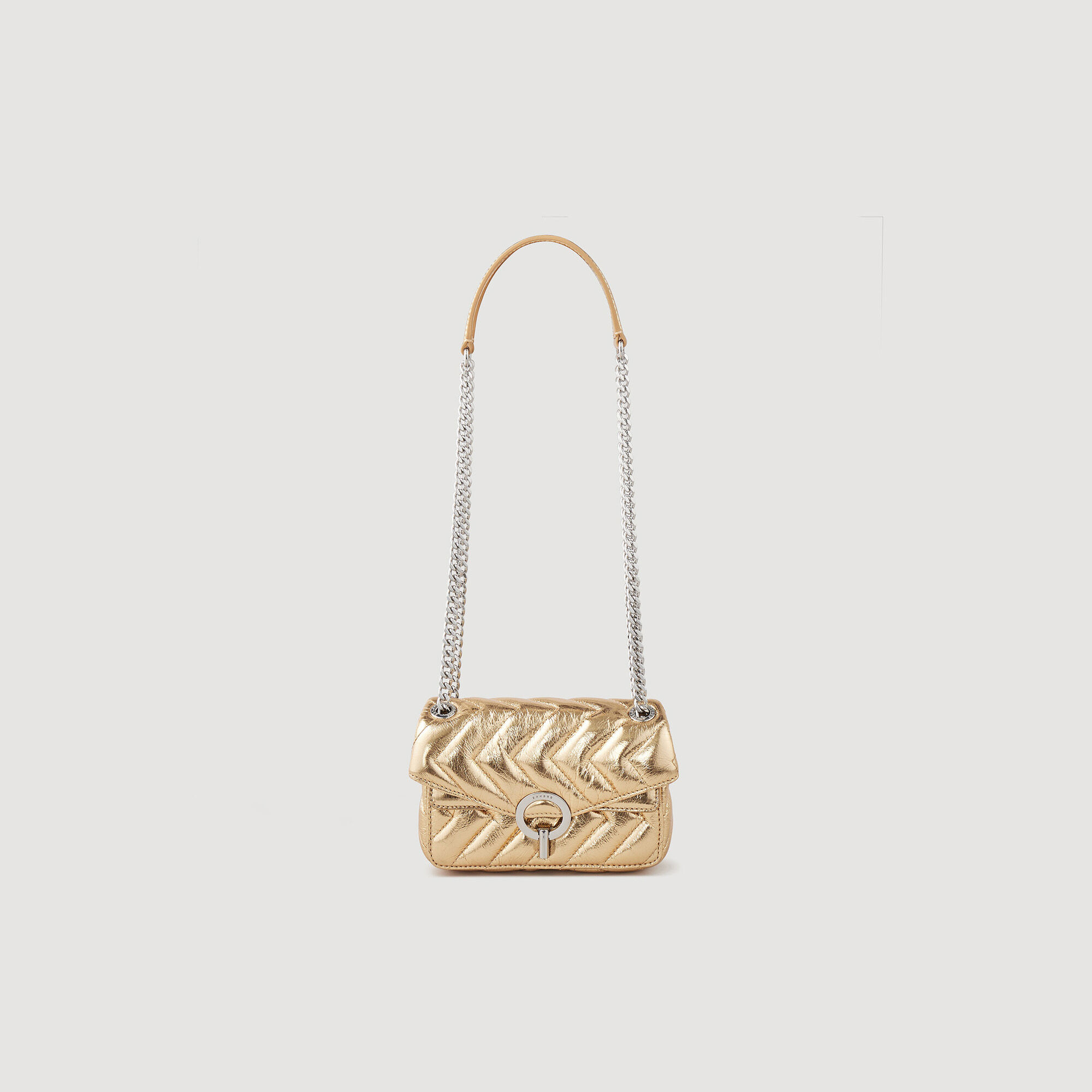 Metallic leather Yza Mini Bag