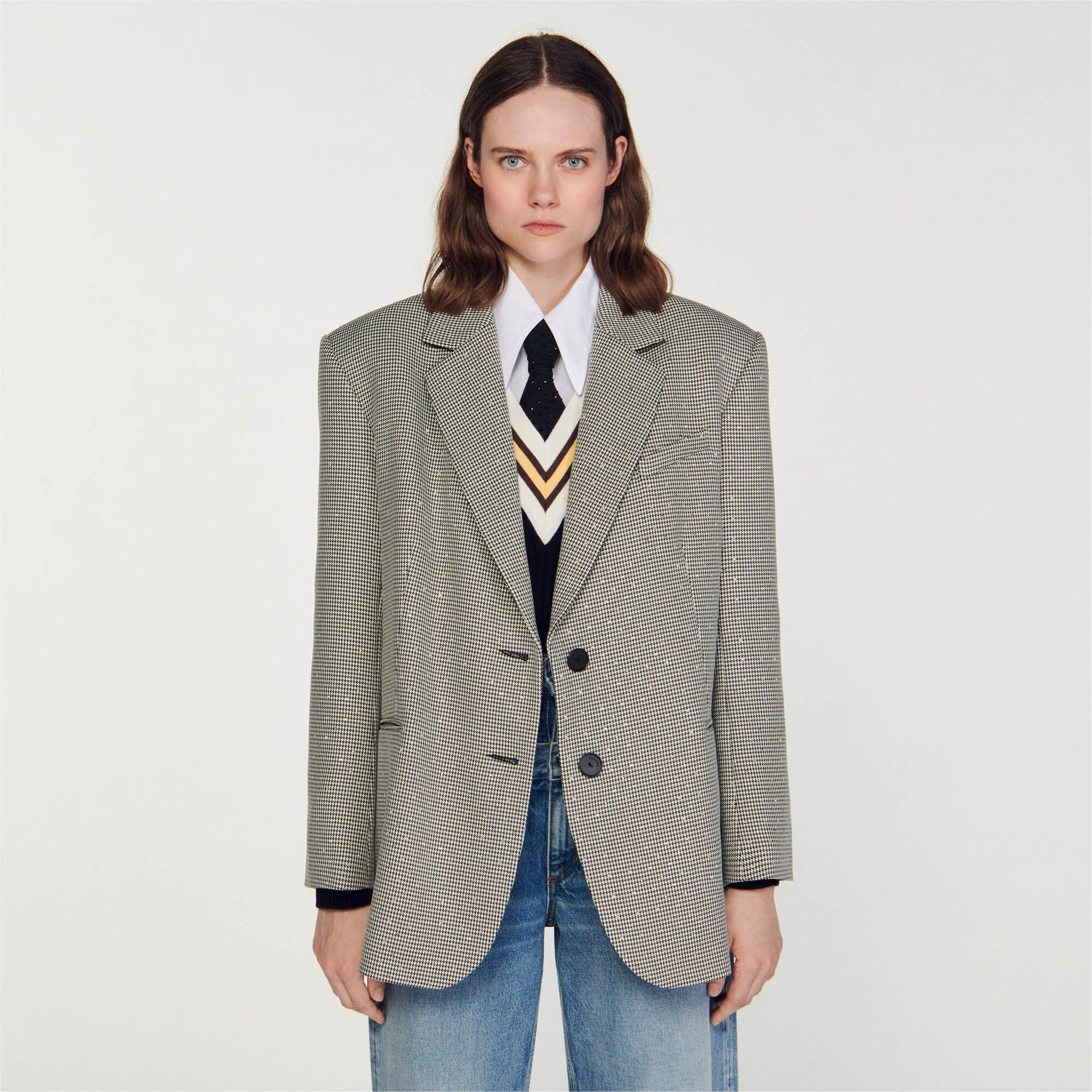 Oversized online suit jacket