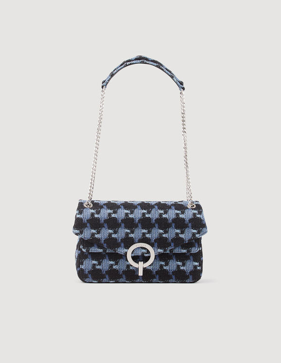Small studded leather Yza bag - All Bags - Sandro-paris.com