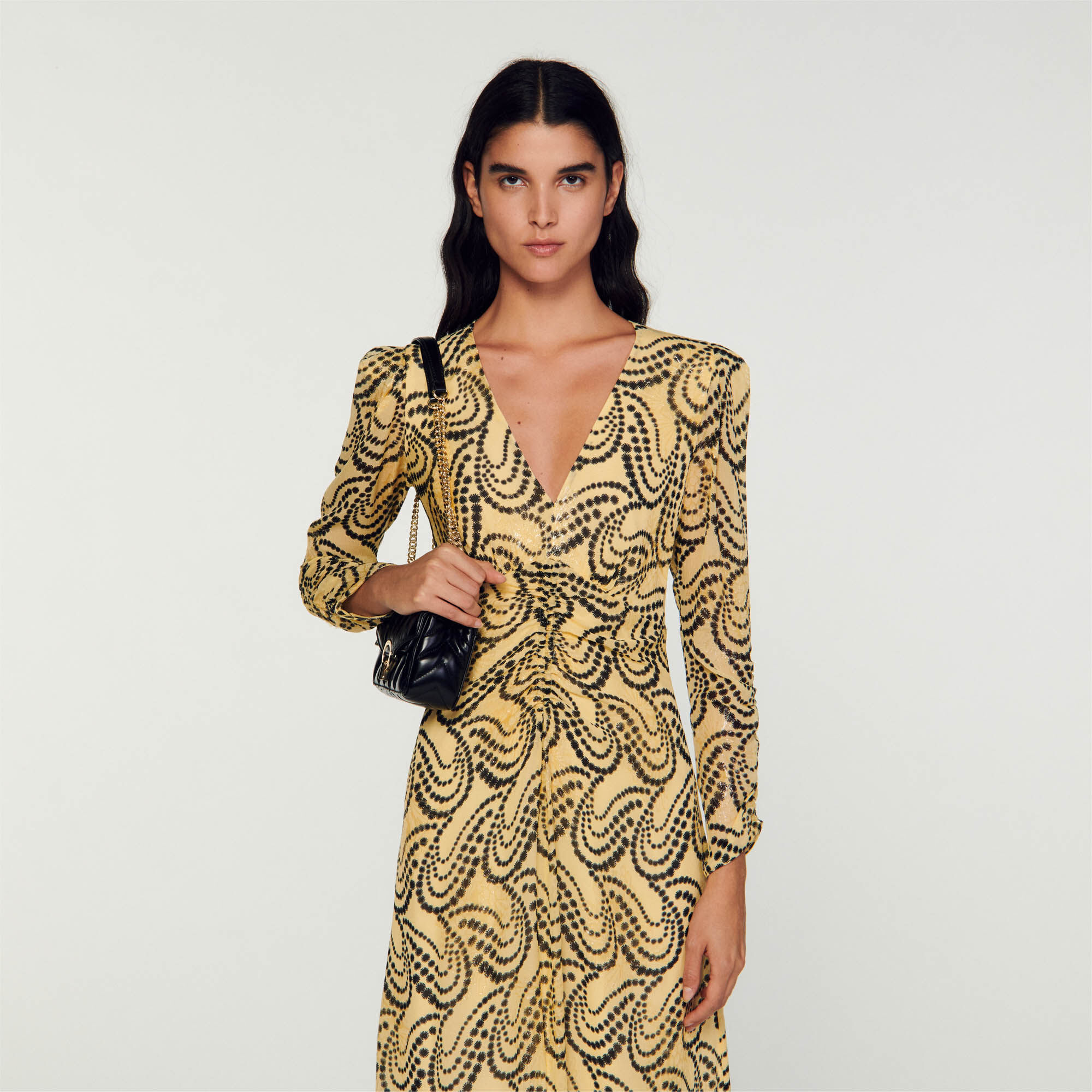 Sandro paisley dress best sale