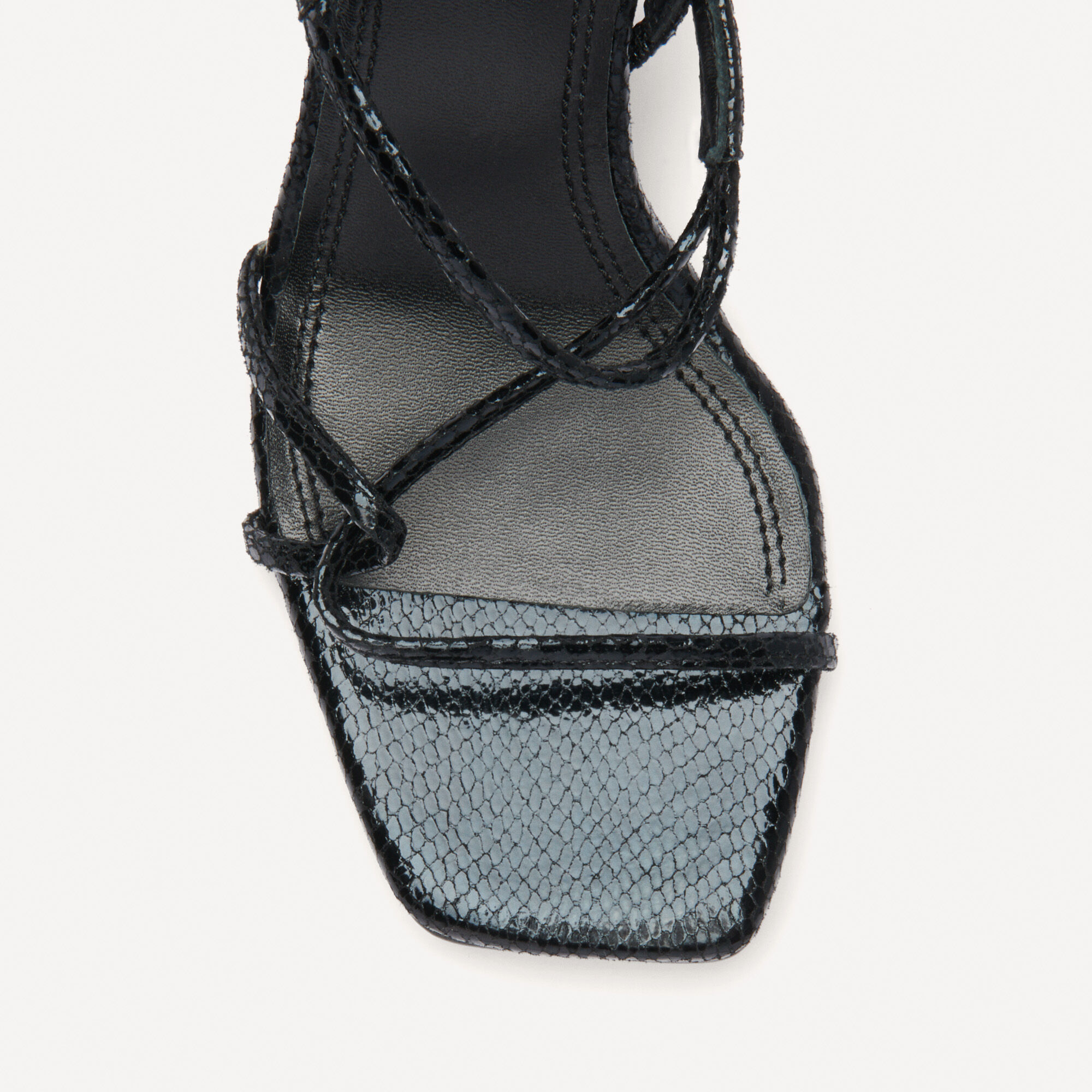 Narrow black sandals new arrivals