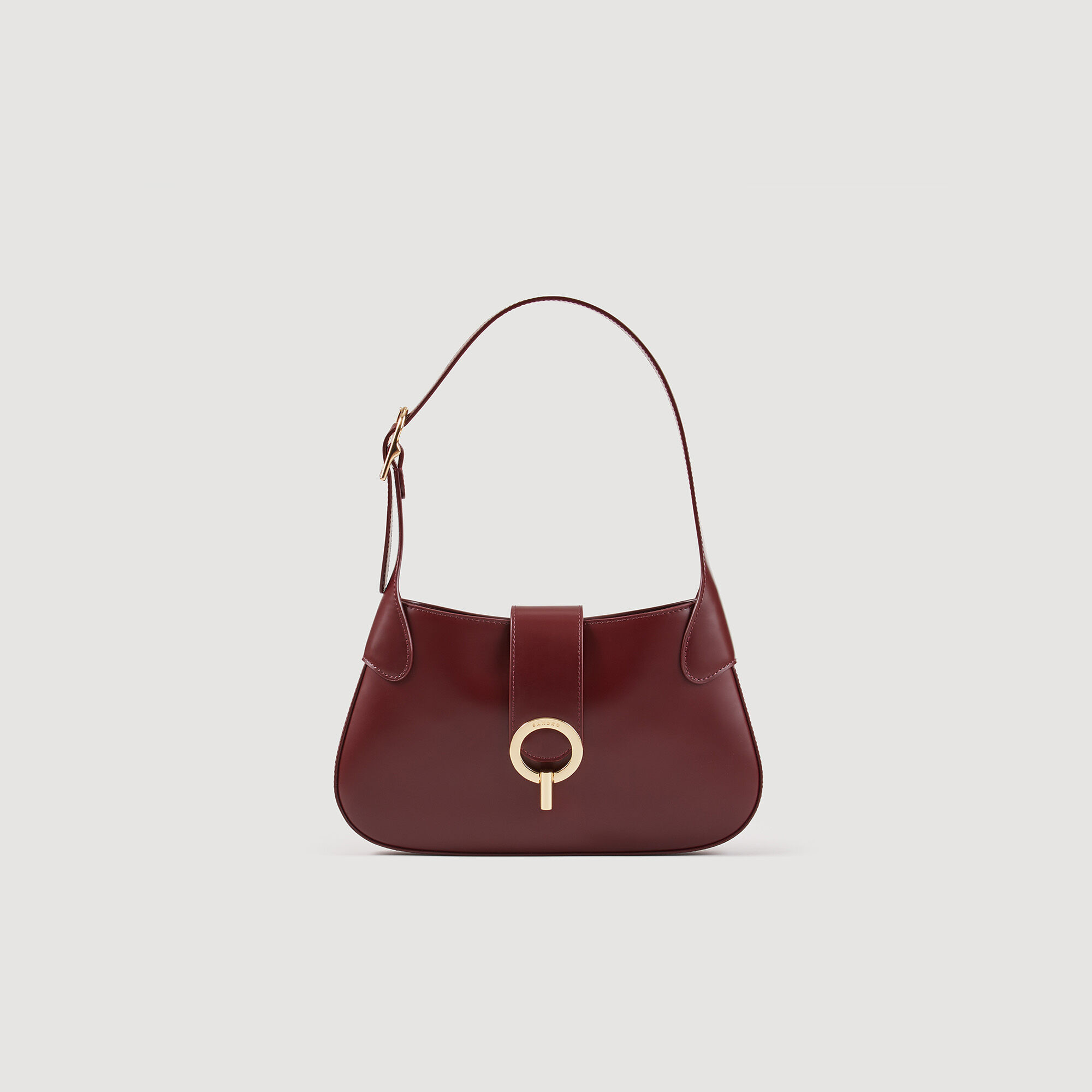 Baguette leather sale bag