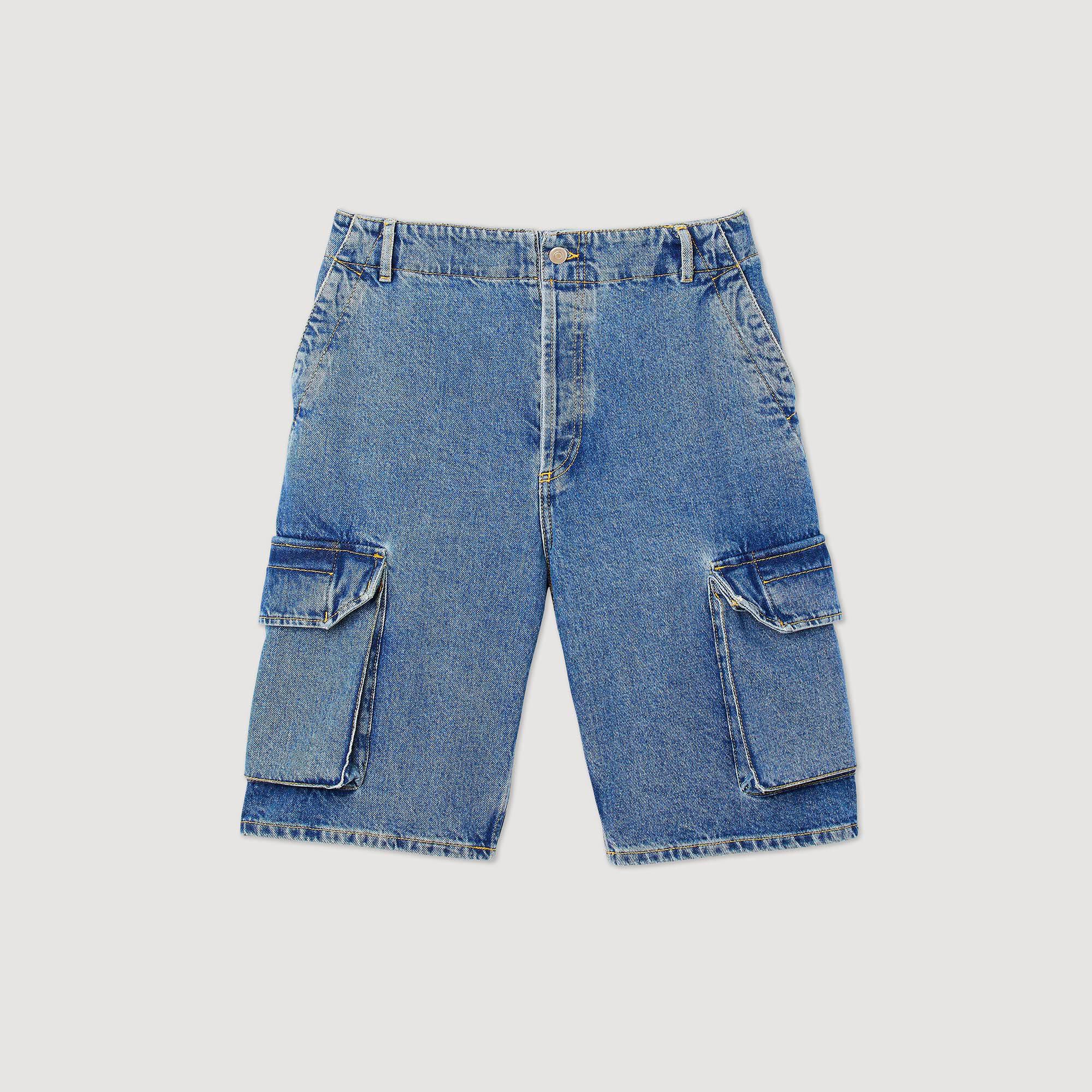 Short baggy jean homme cheap