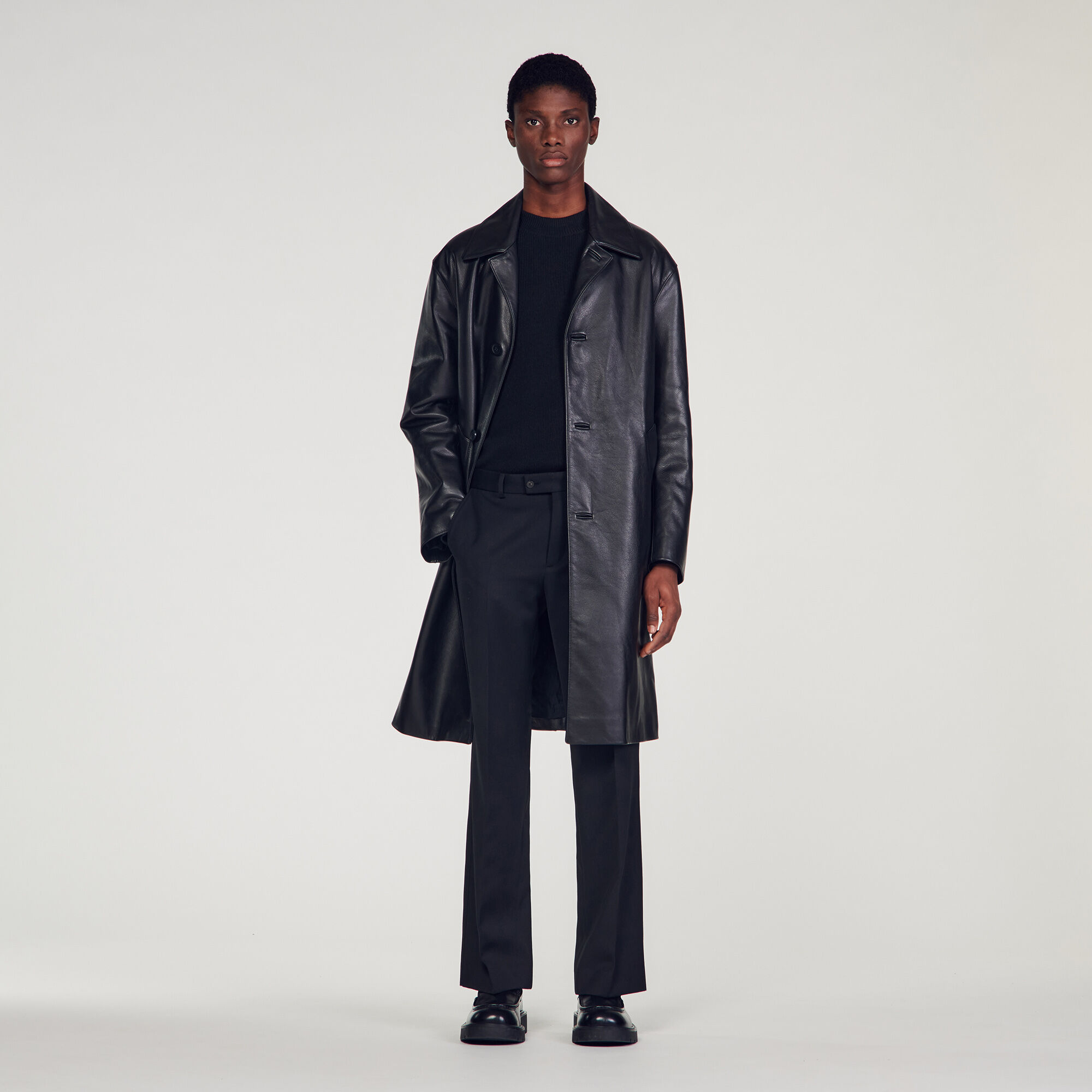 Men s long coats for Coats Jackets Discover Sandro Paris Men s