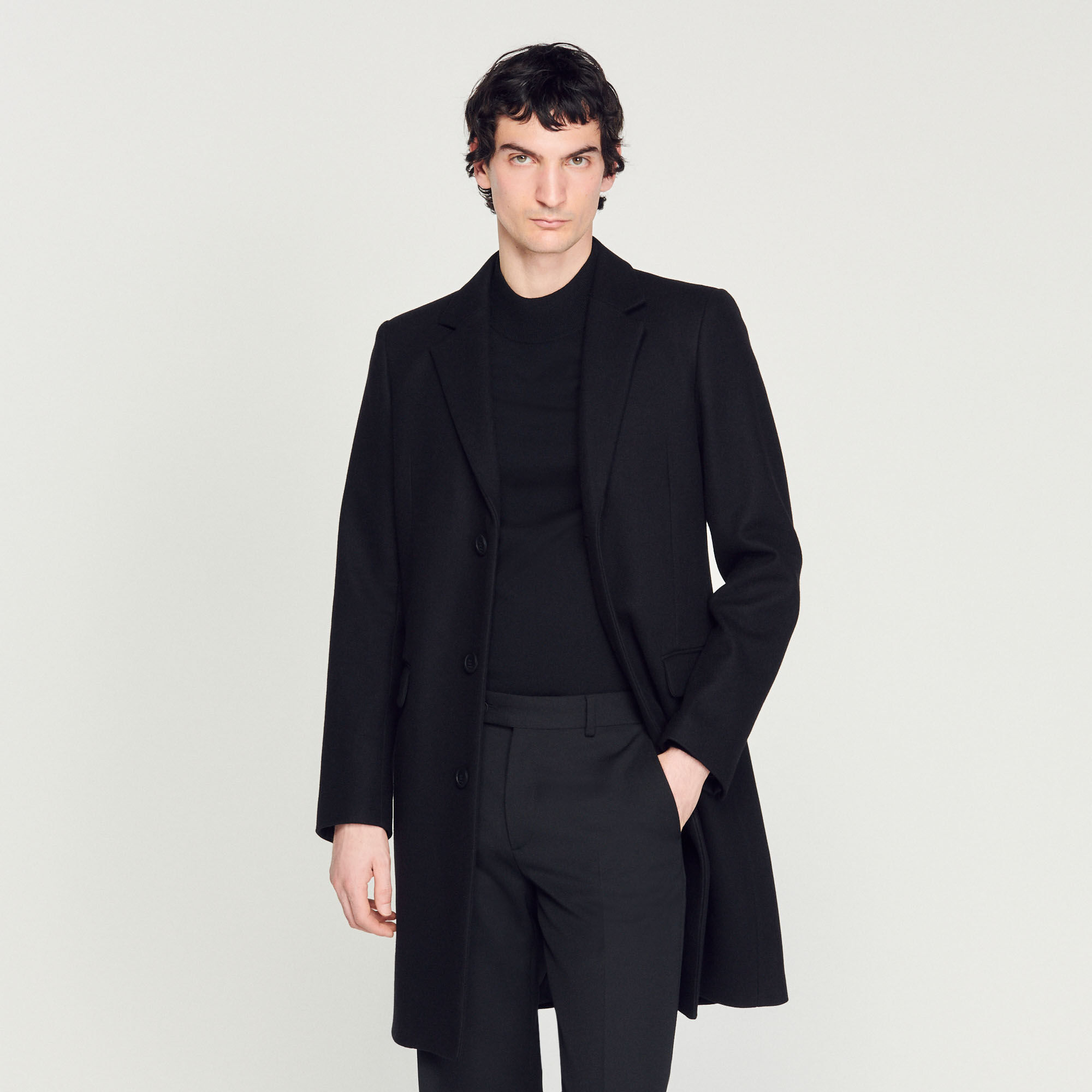 Mens wool shop cashmere coat