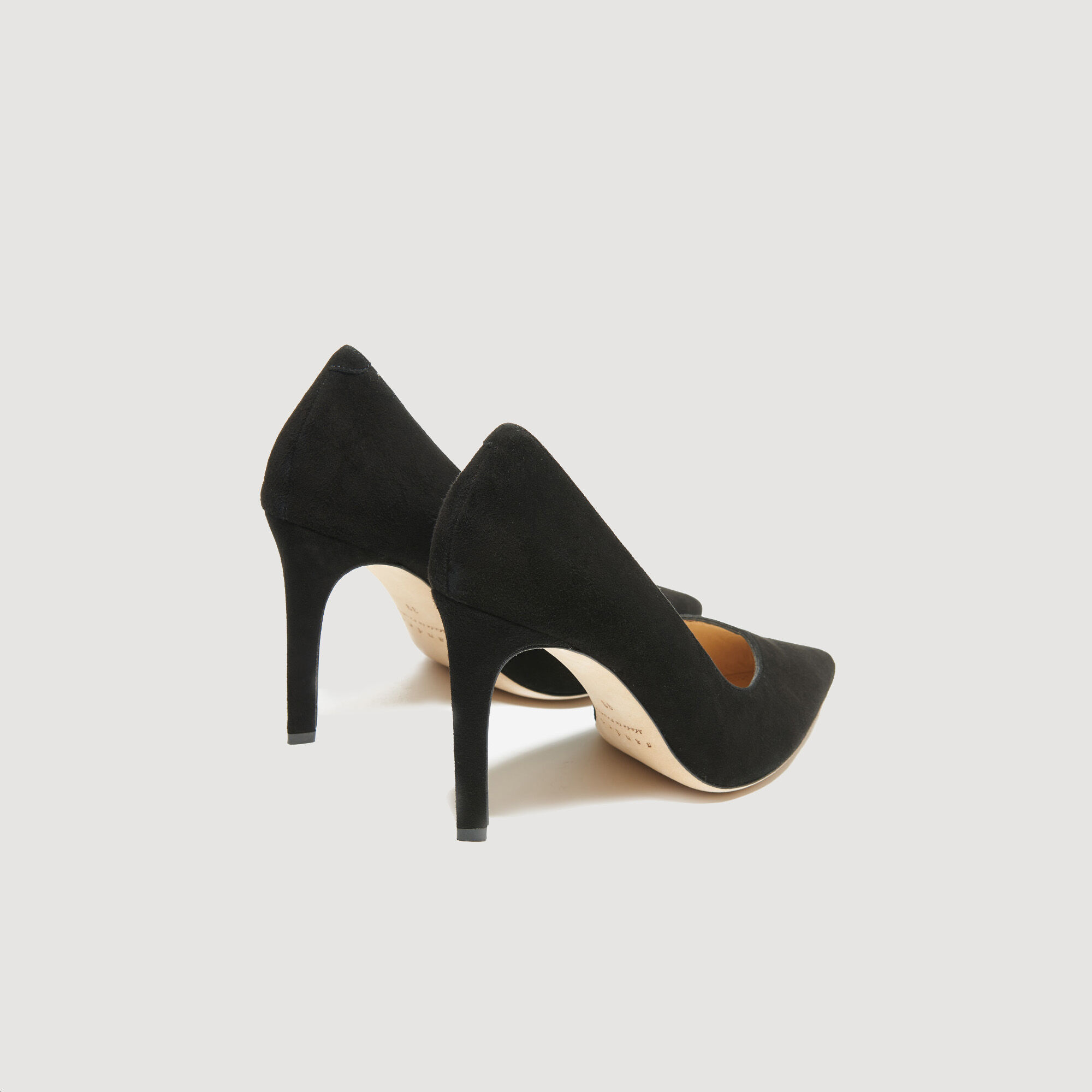 V cut block heels store