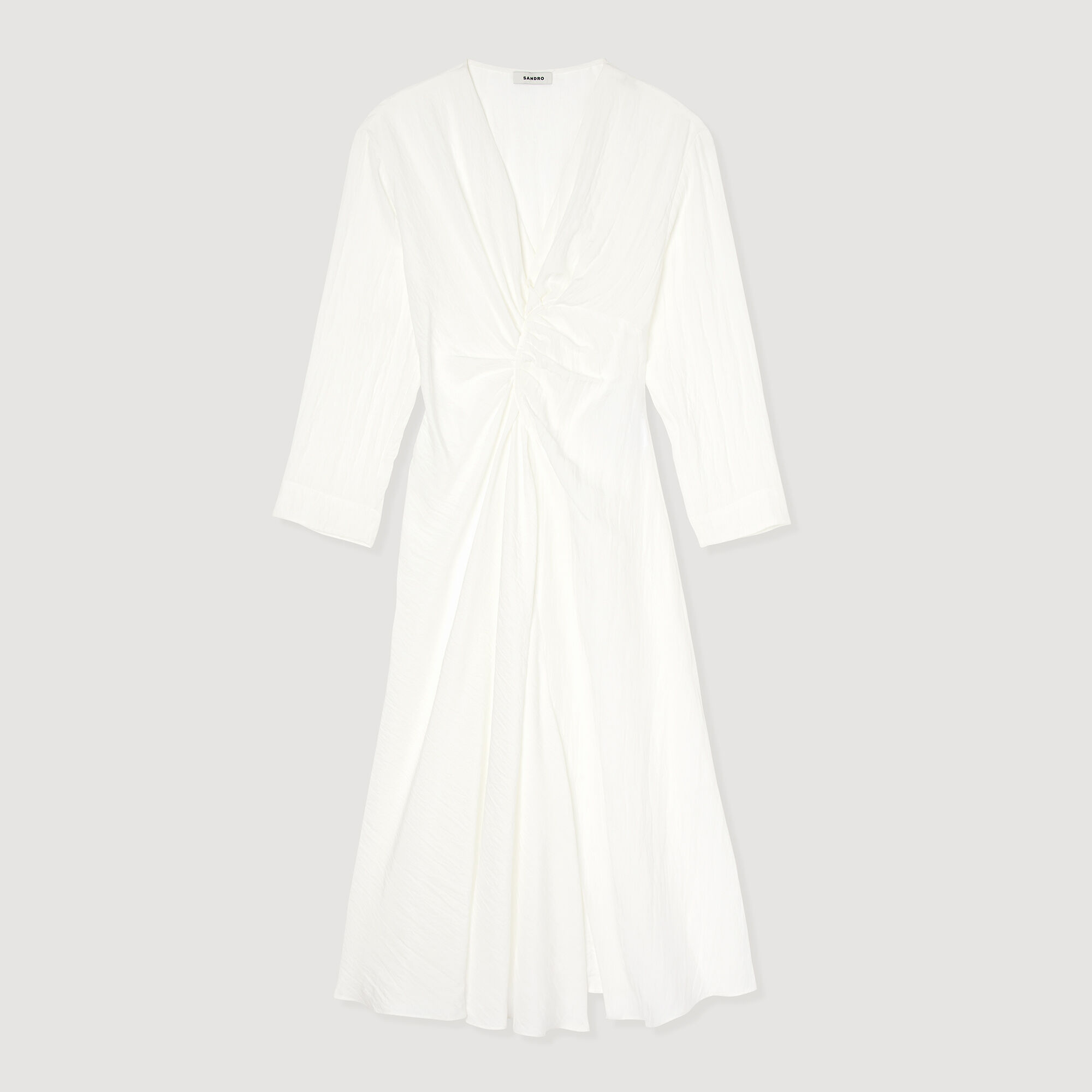 White dress sandro top