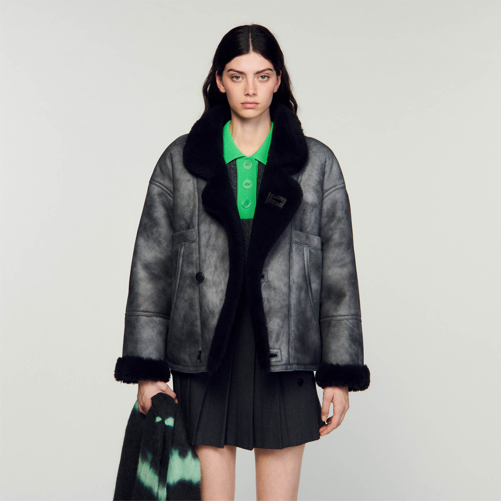 Shearling coat