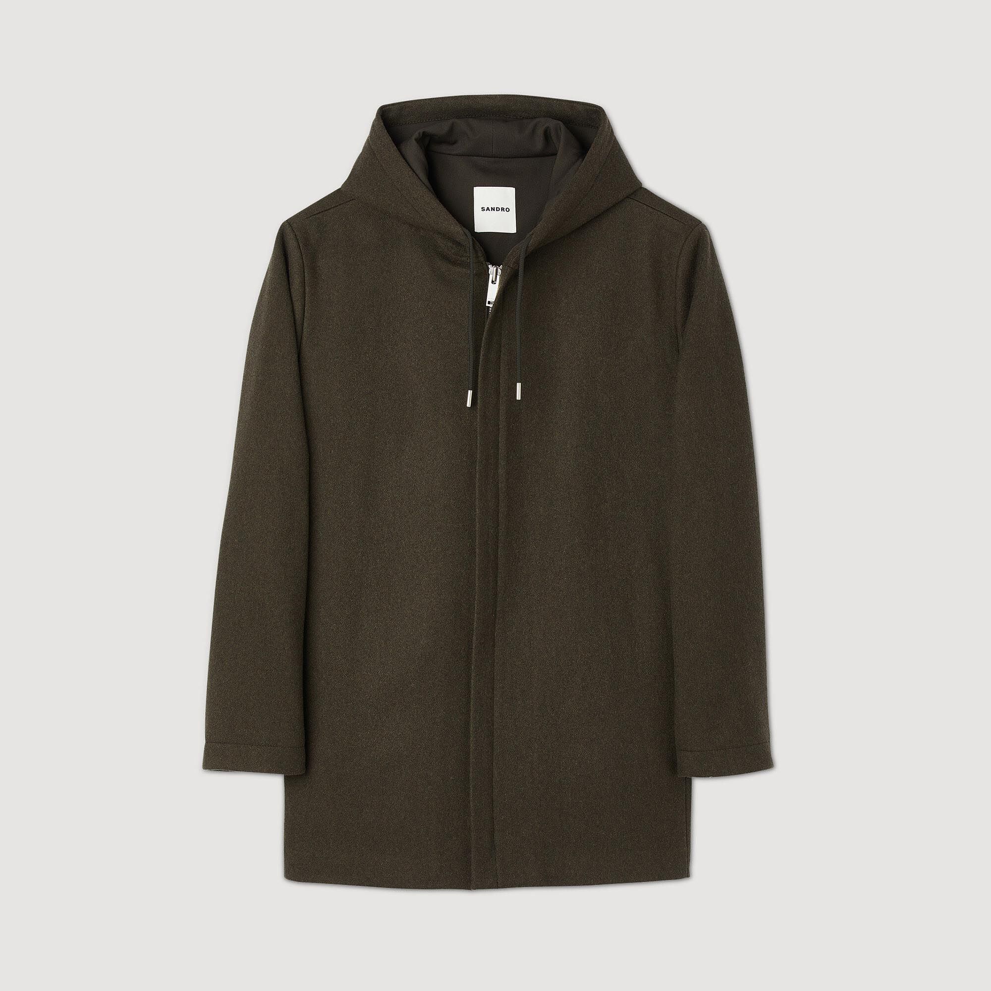 Sandro discount hooded coat