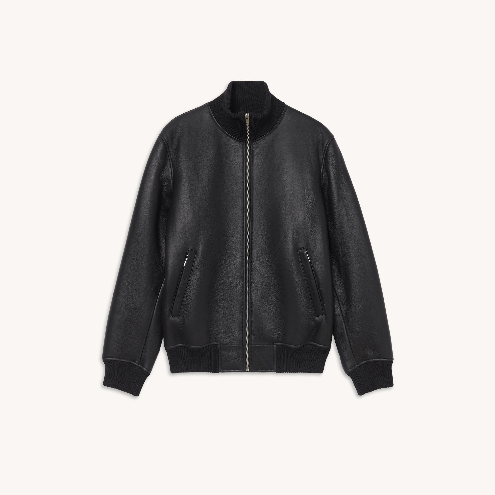 Blouson cuir homme new arrivals sandro