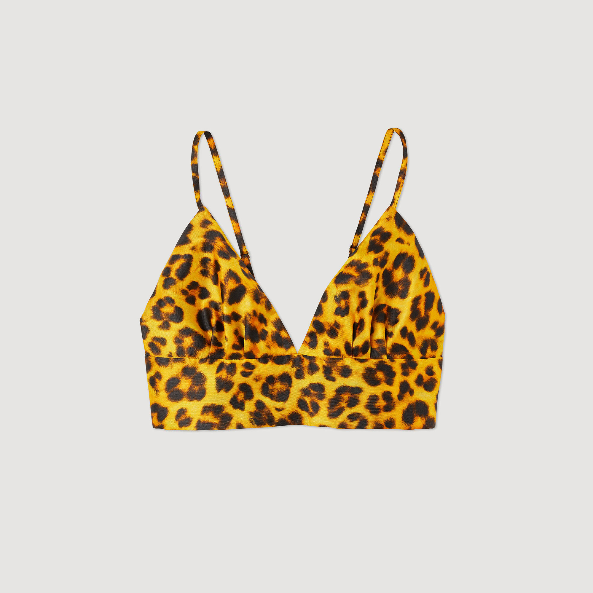 Leopard bralette tops discount