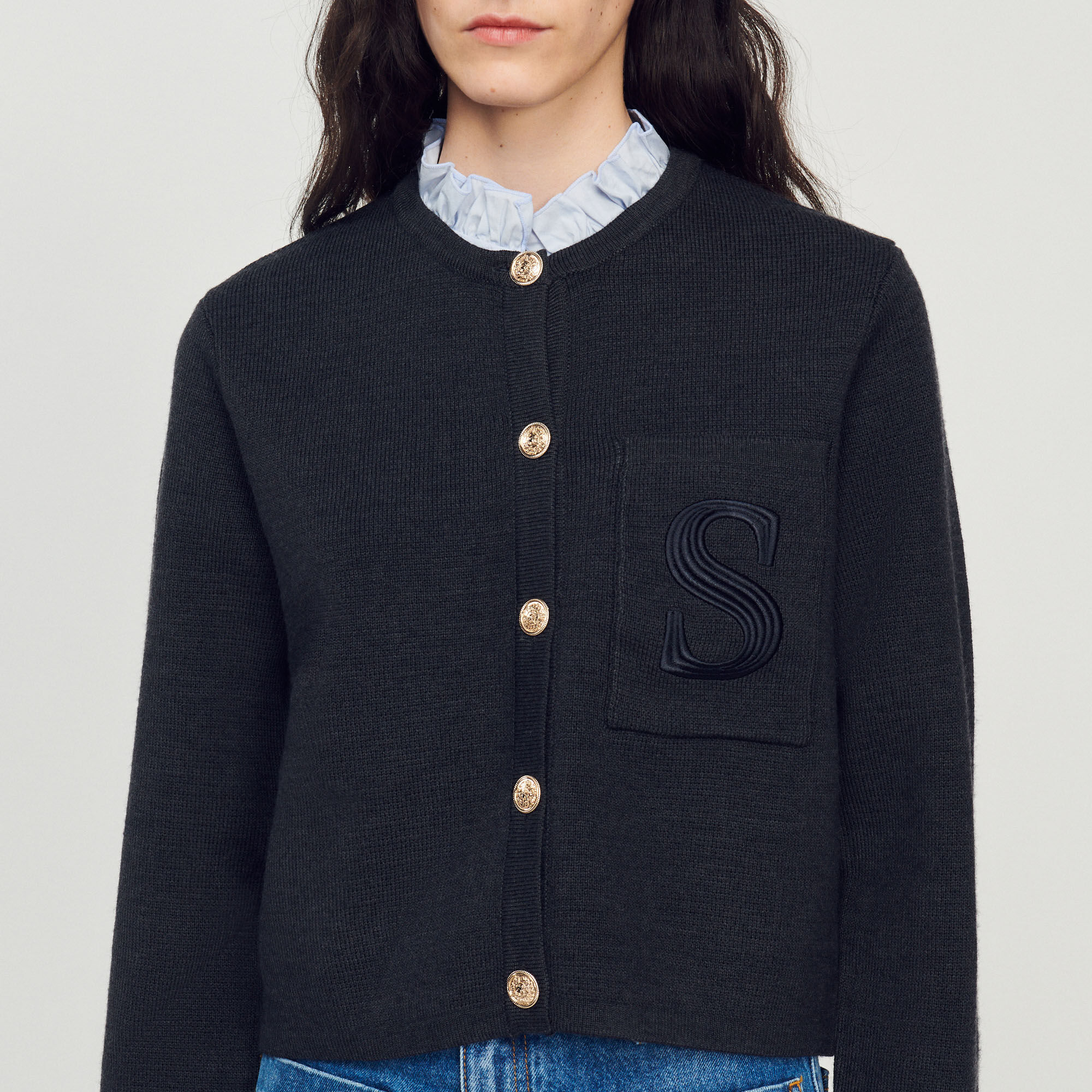 Sandro cardigan sale sales