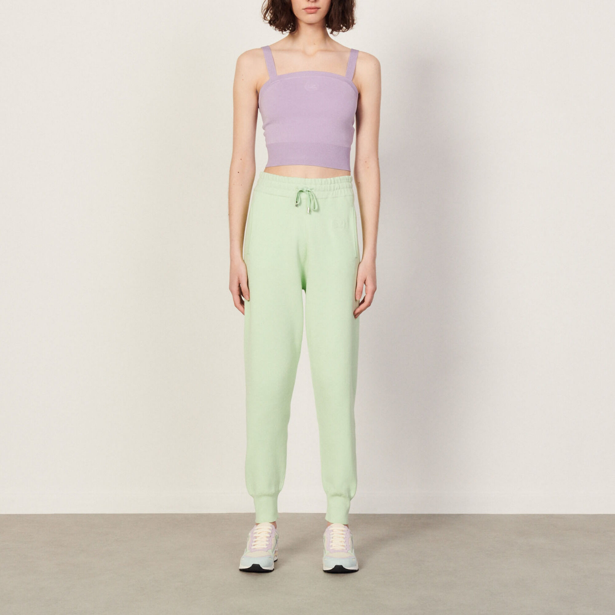Mint green tracksuit bottoms discount