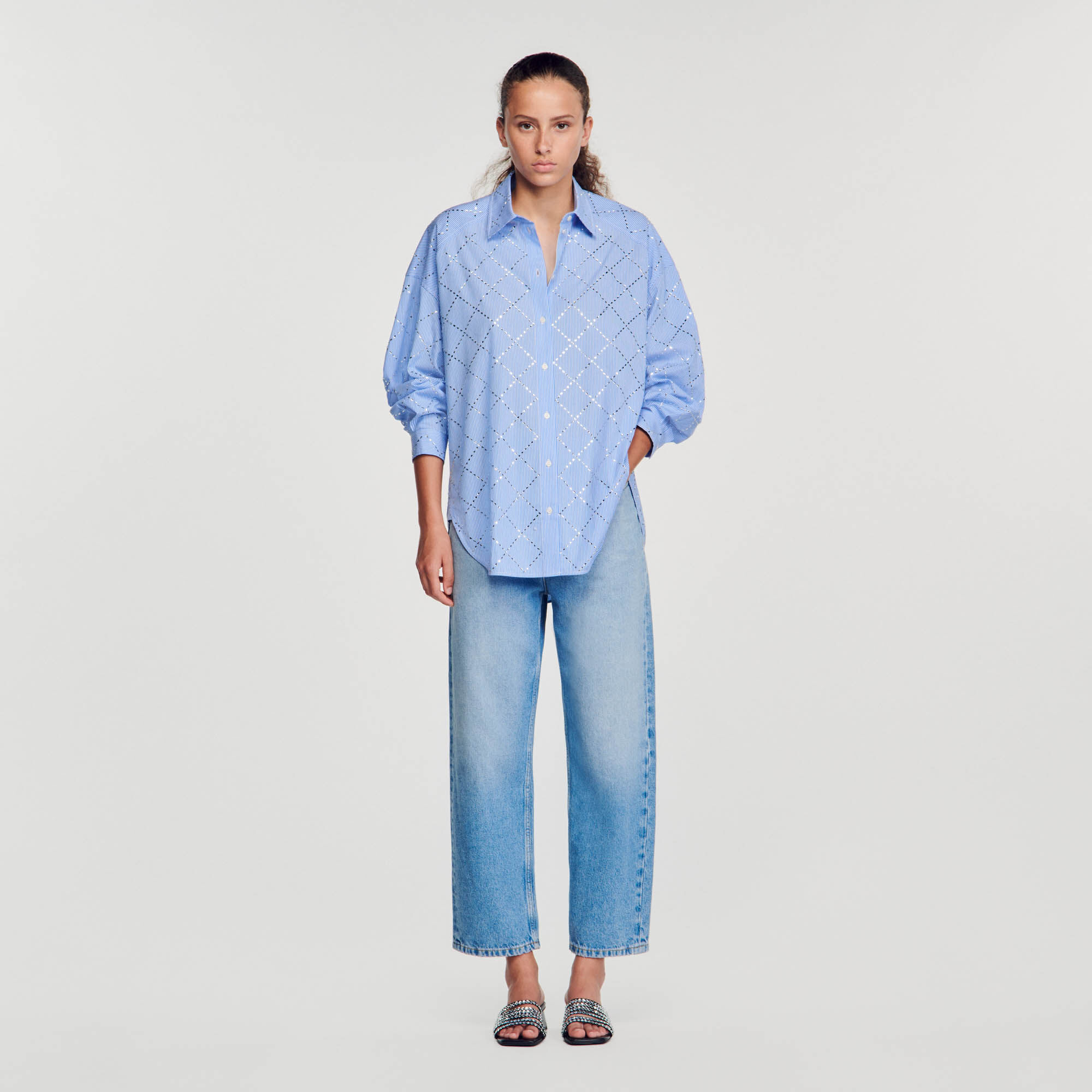 Sandro paris top blouse